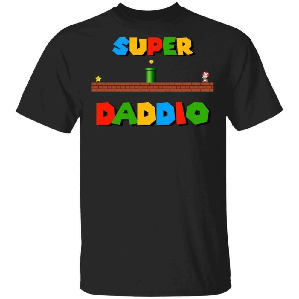 Super Daddio Tshirt Super Mario Dad Tee All Day Tee